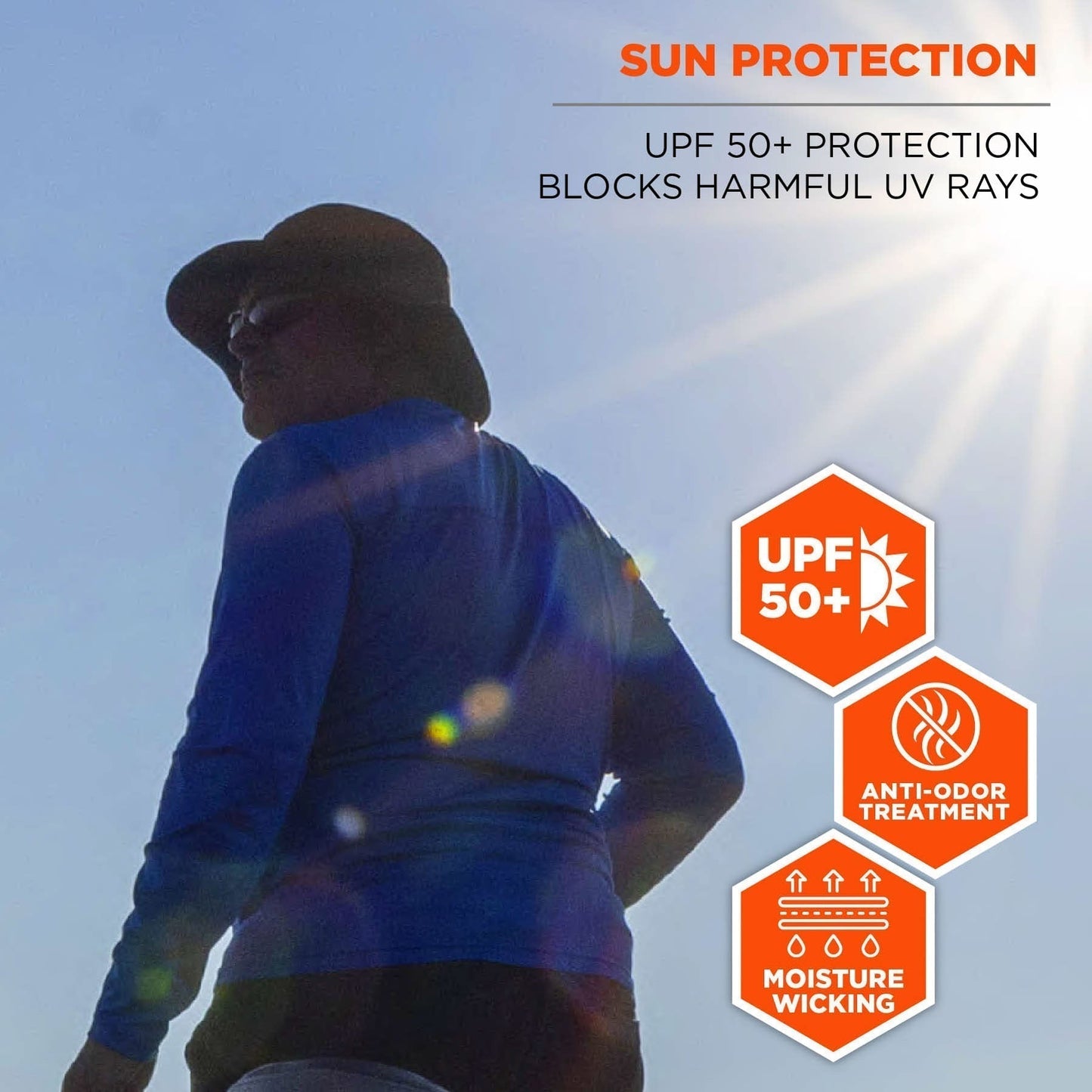 Black Cooling Bucket Hat - Ergodyne - Evaporative Material