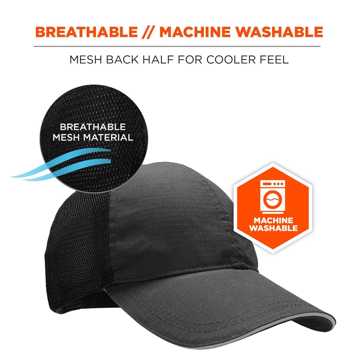 Black Bump Cap - Ergodyne - Lightweight Protection