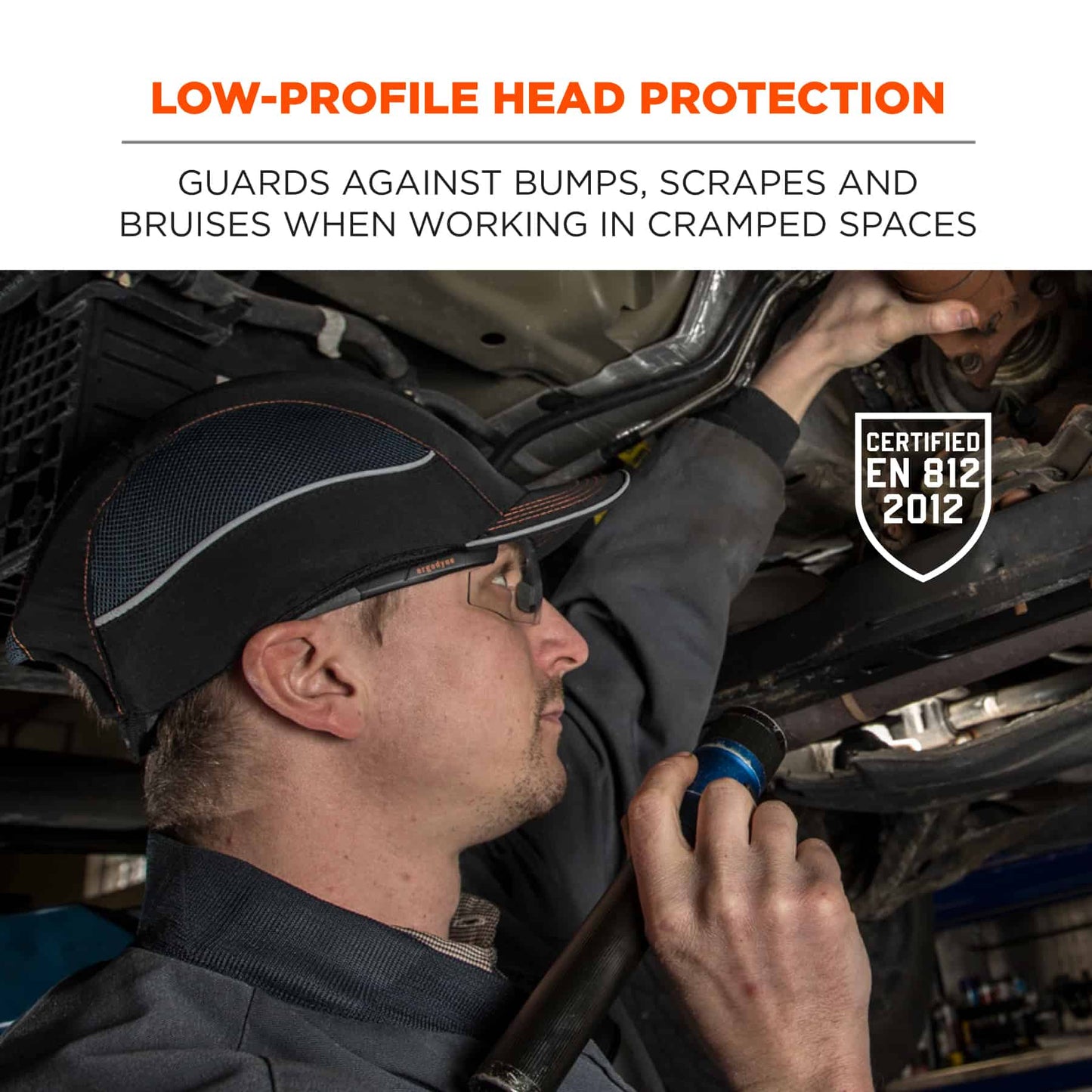 Black Bump Caps - Ergodyne - Impact-Resistant Design