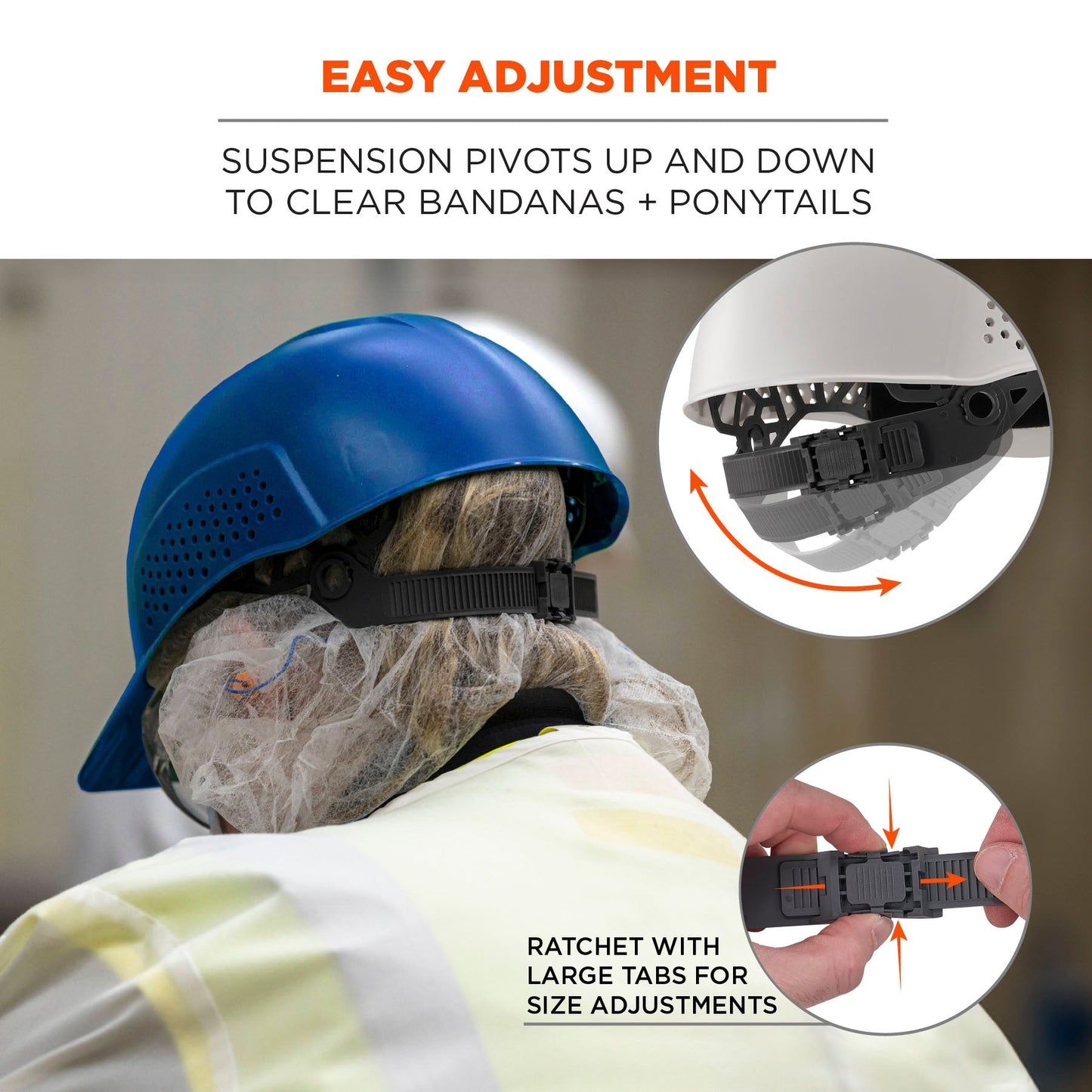 Blue Bump Caps - Ergodyne - Vented Hard Shell Design