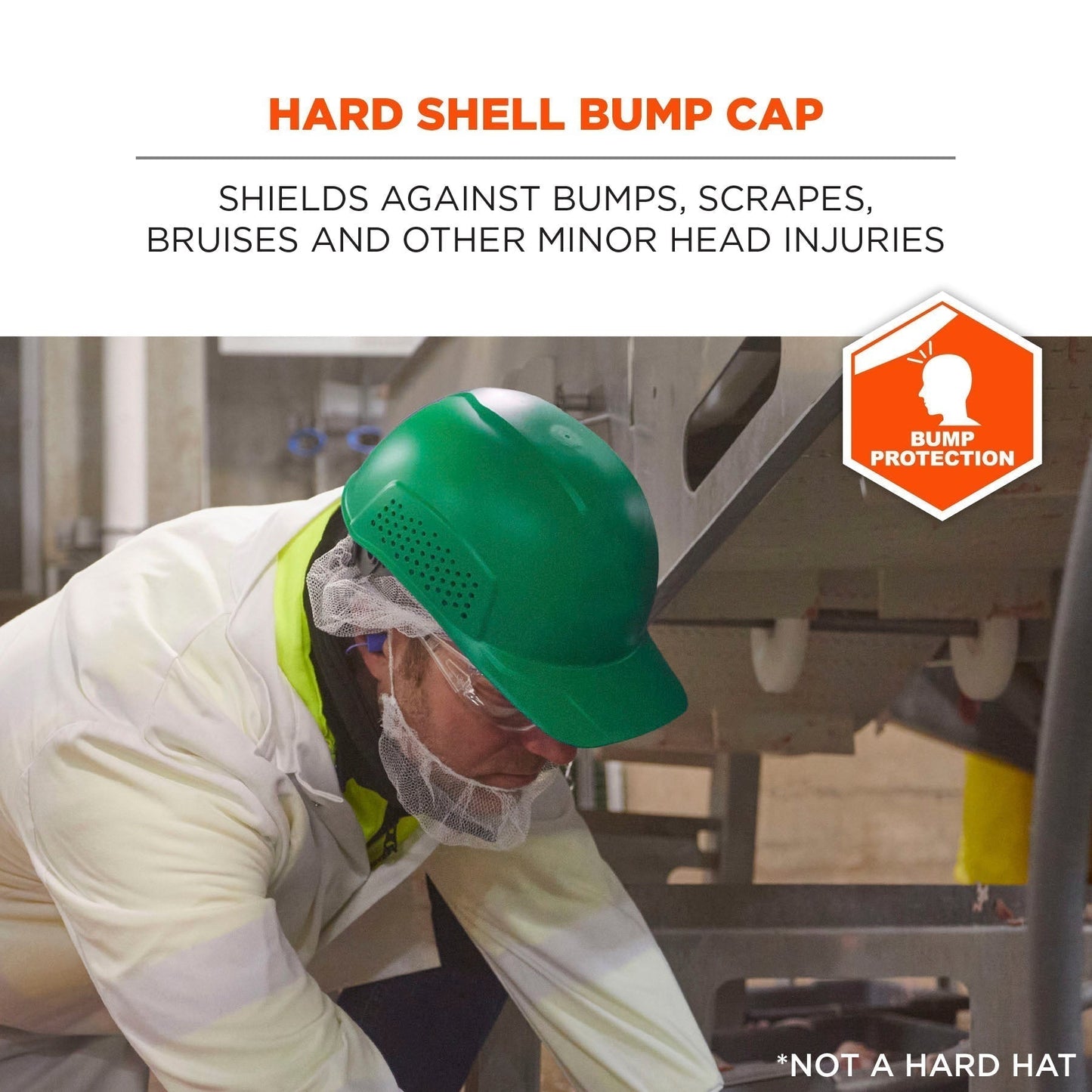 Blue Bump Caps - Ergodyne - Vented Hard Shell Design