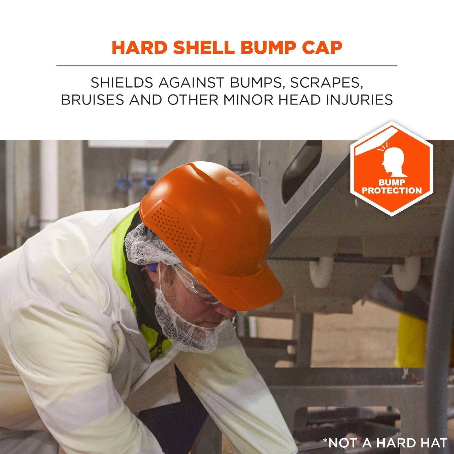 Blue Bump Caps - Ergodyne - Vented Hard Shell Design