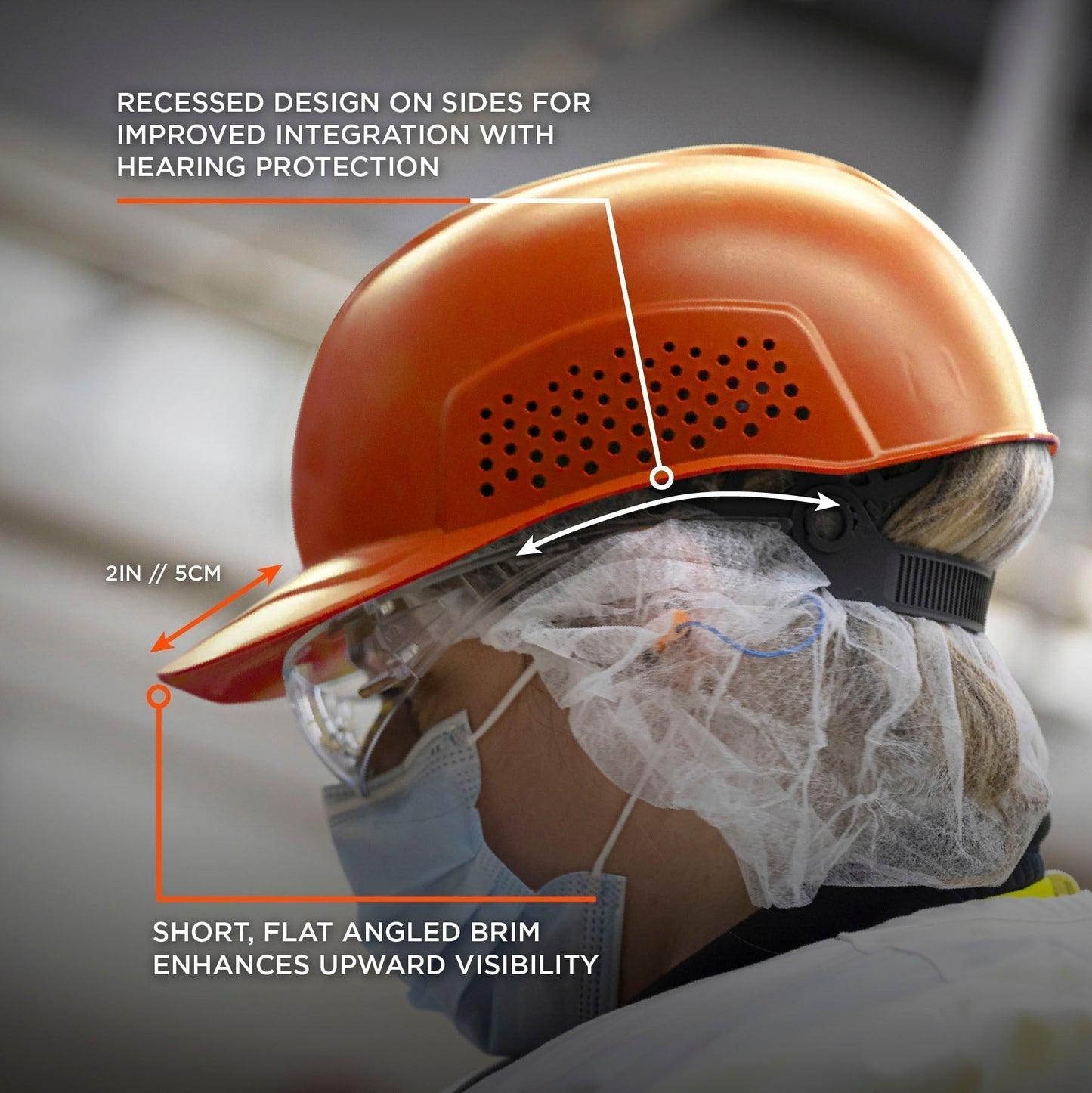 Blue Bump Caps - Ergodyne - Vented Hard Shell Design