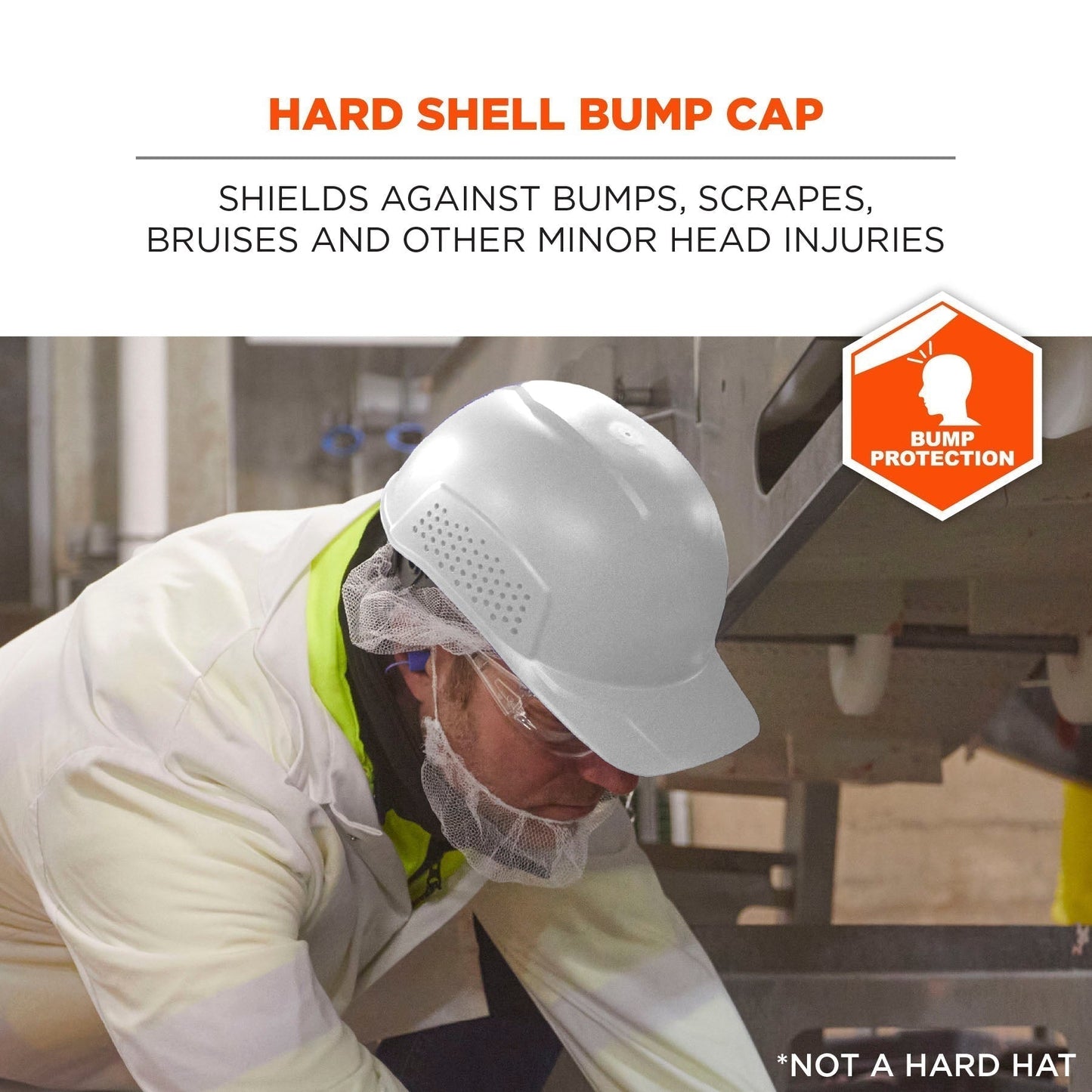 Blue Bump Caps - Ergodyne - Vented Hard Shell Design