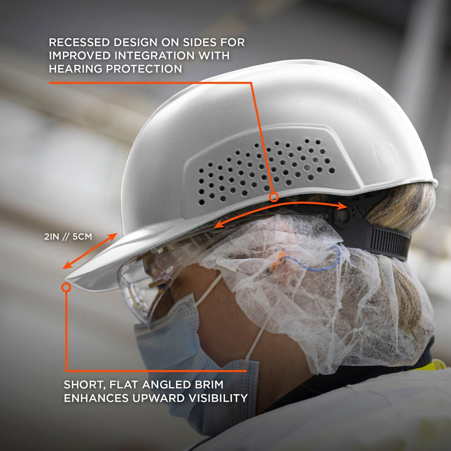 Blue Bump Caps - Ergodyne - Vented Hard Shell Design