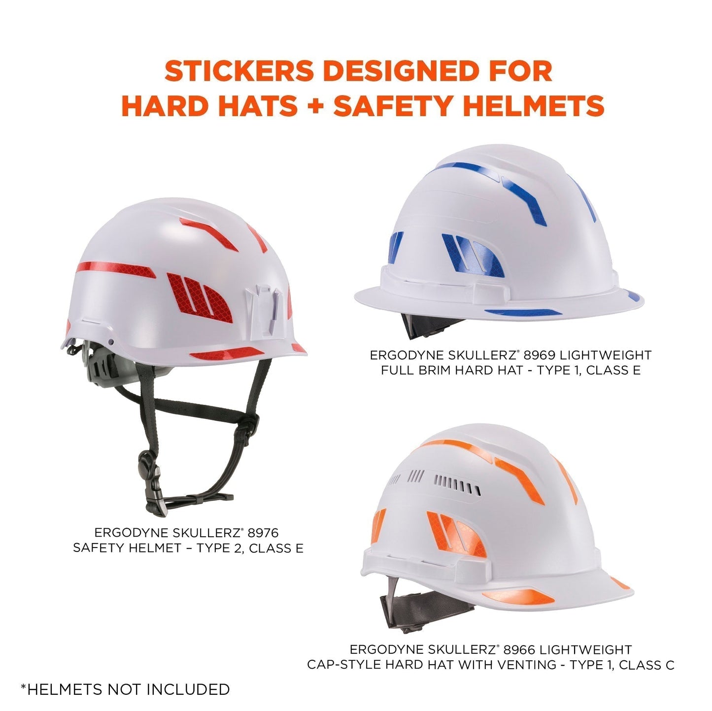 White Reflective Stickers - Ergodyne - Durable Design