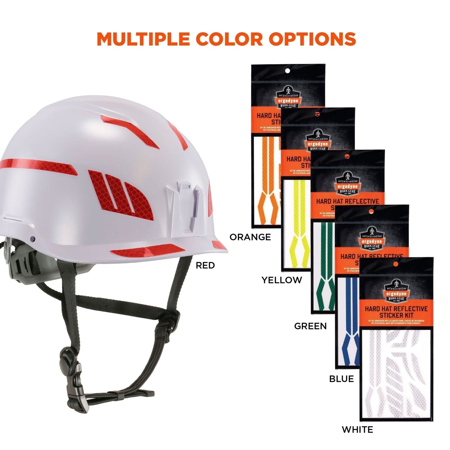 White Reflective Stickers - Ergodyne - Durable Design