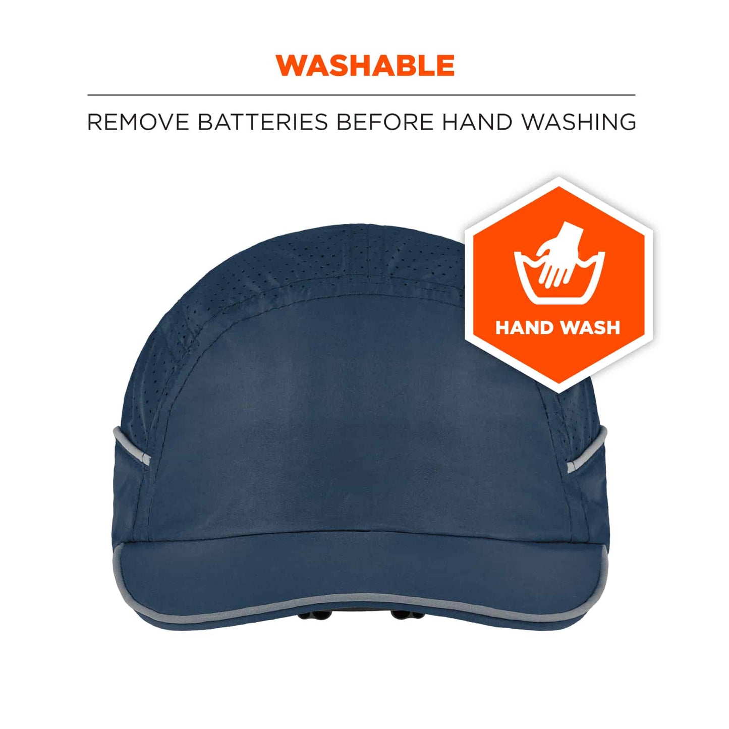 Black Bump Cap - Ergodyne - Lightweight with LED Lighting