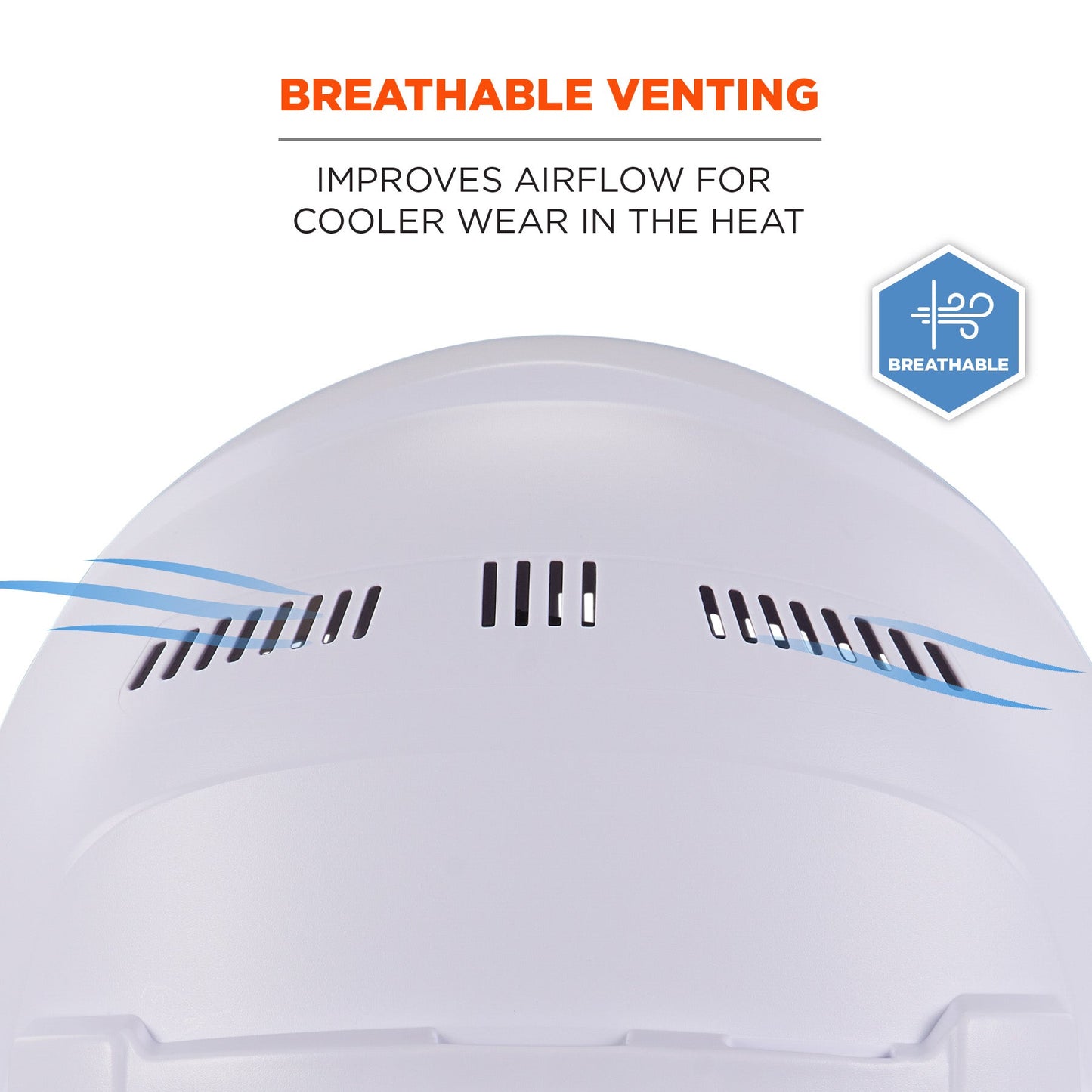Blue Hard Hats - Ergodyne - Lightweight Vented Design