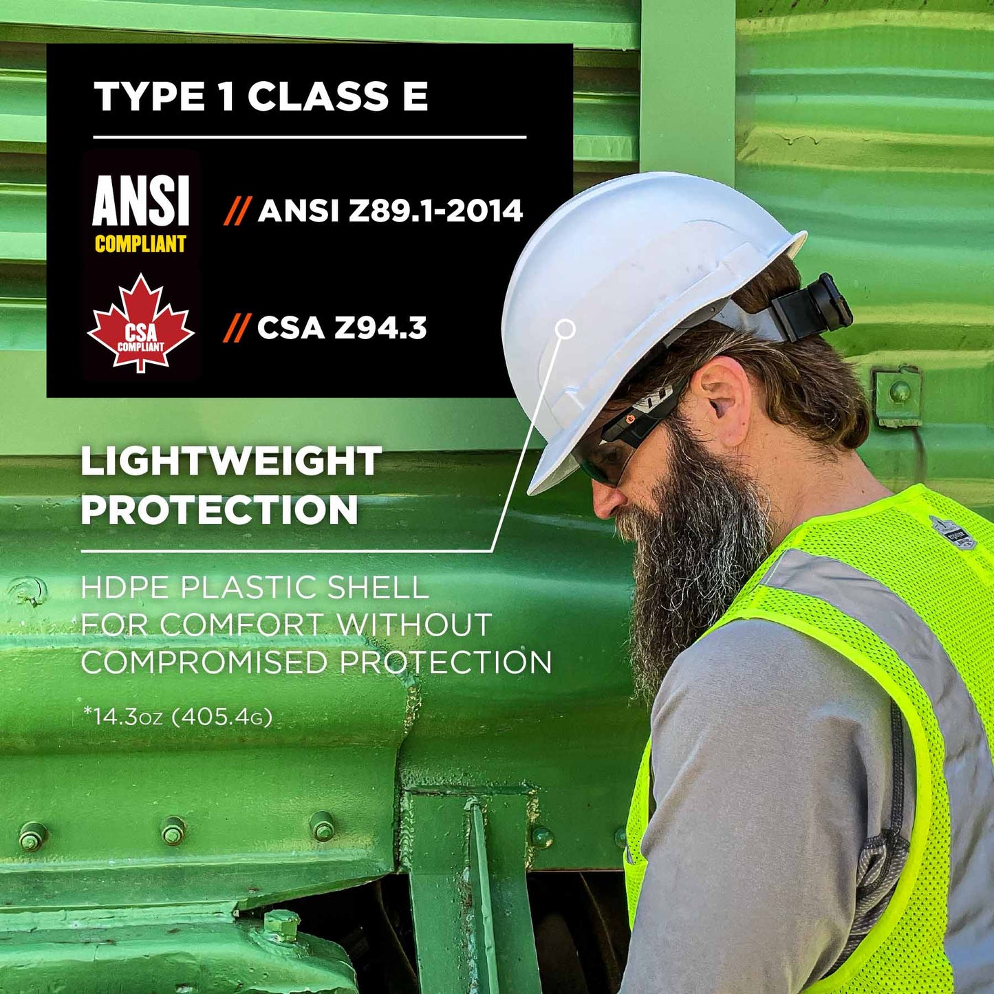 Blue Hard Hats - Ergodyne - Lightweight Safety Gear