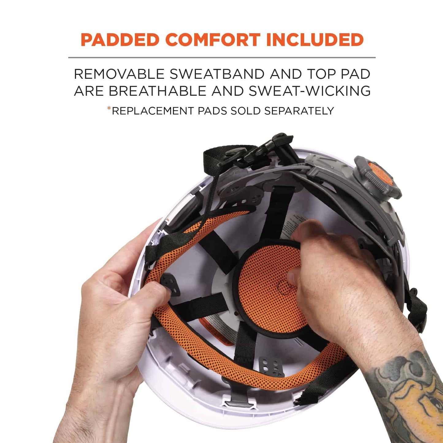 White Hard Hats - Ergodyne - Lightweight Protection