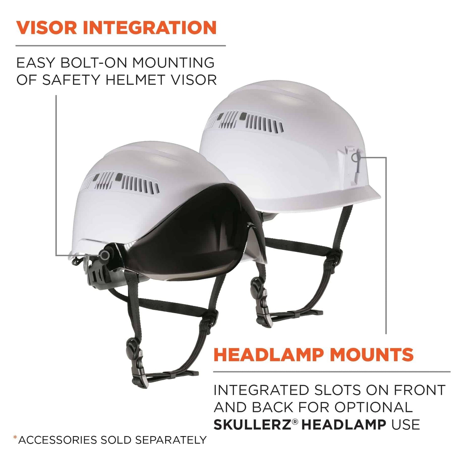 White Hard Hats - Ergodyne - Lightweight Protection