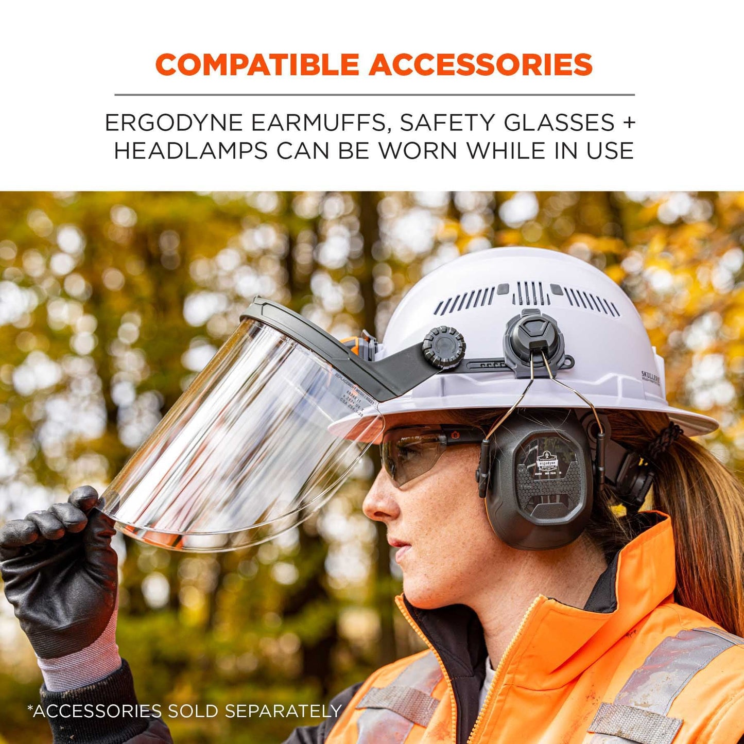 Clear Face Shields - Ergodyne - Anti-Scratch Design
