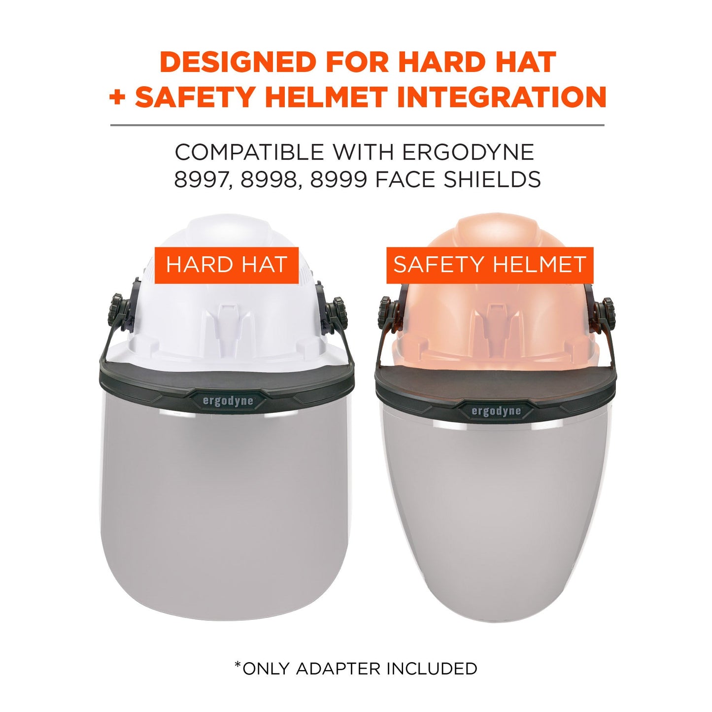 Gray Adapters - Ergodyne - Face Shield Replacement