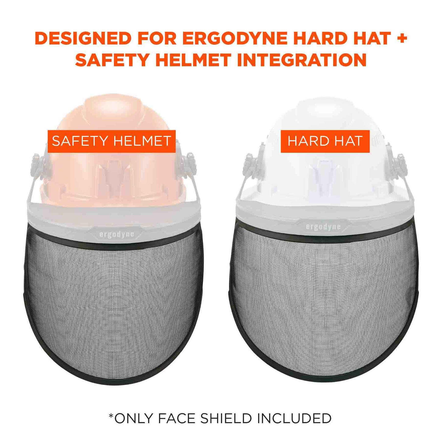 Gray Face Shields - Ergodyne - Mesh Design