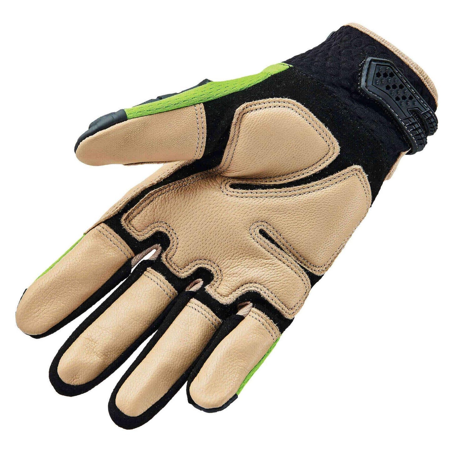 Green Performance Gloves - Ergodyne - Leather Reinforced