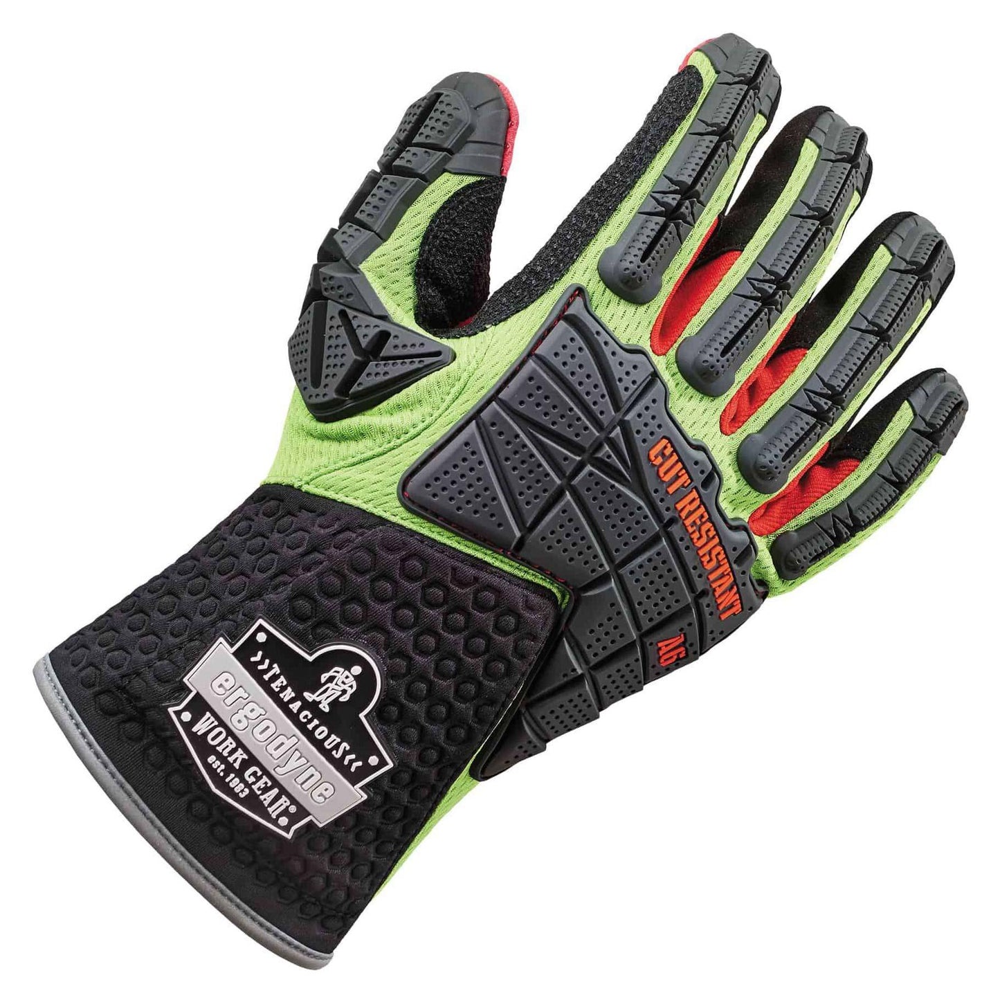 Green/Black Performance Gloves - Ergodyne - Cut Resistant