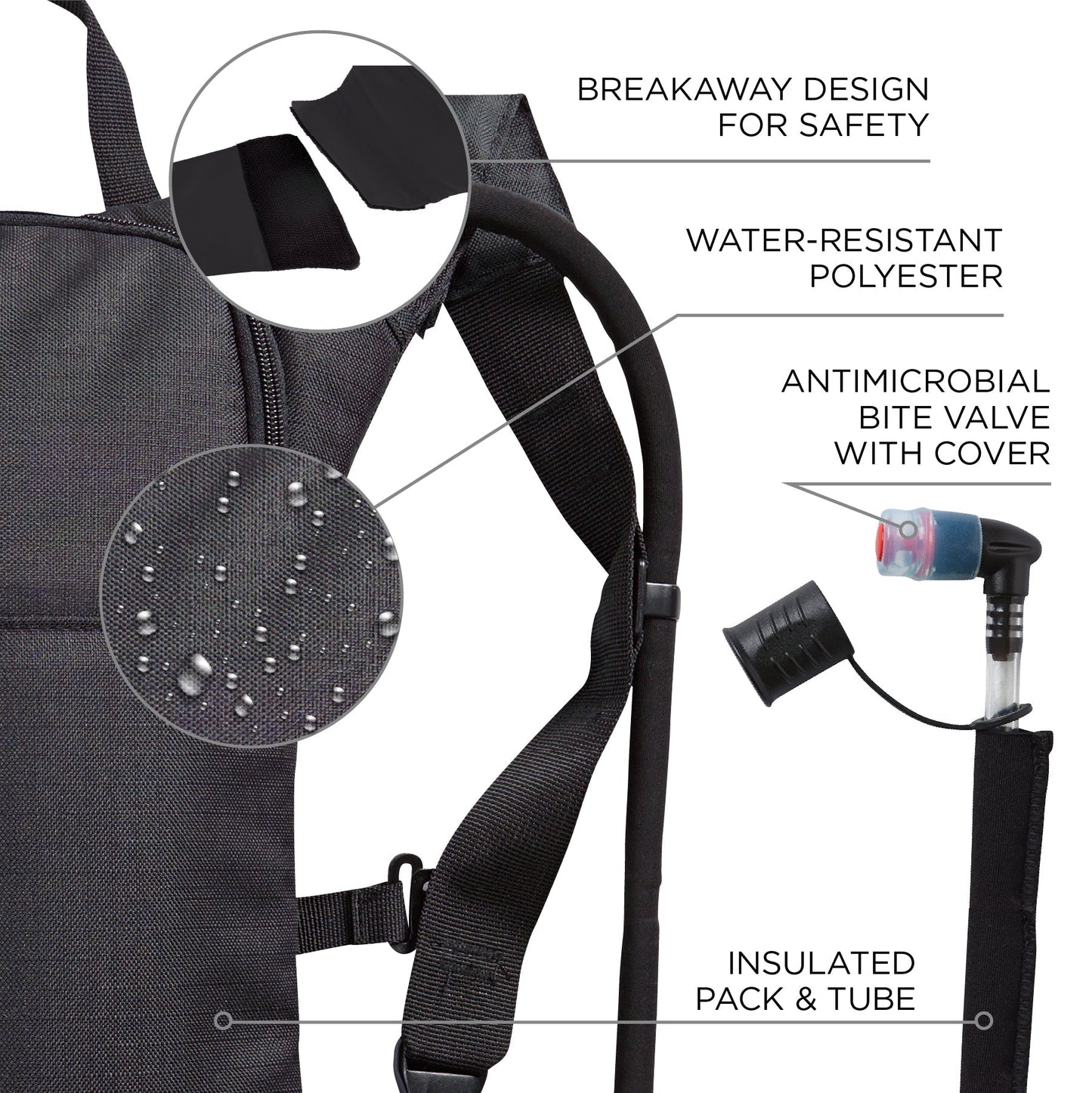 Orange Hydration Packs - Ergodyne - Low Profile Design