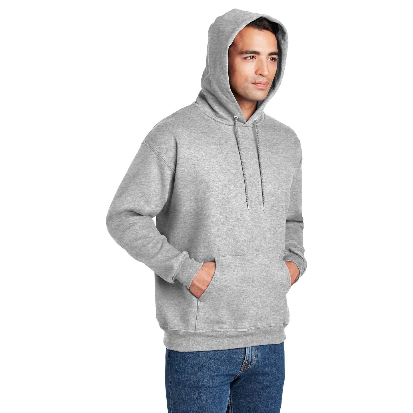 Ash Sweatshirts - Hanes - Cotton Blend Comfort