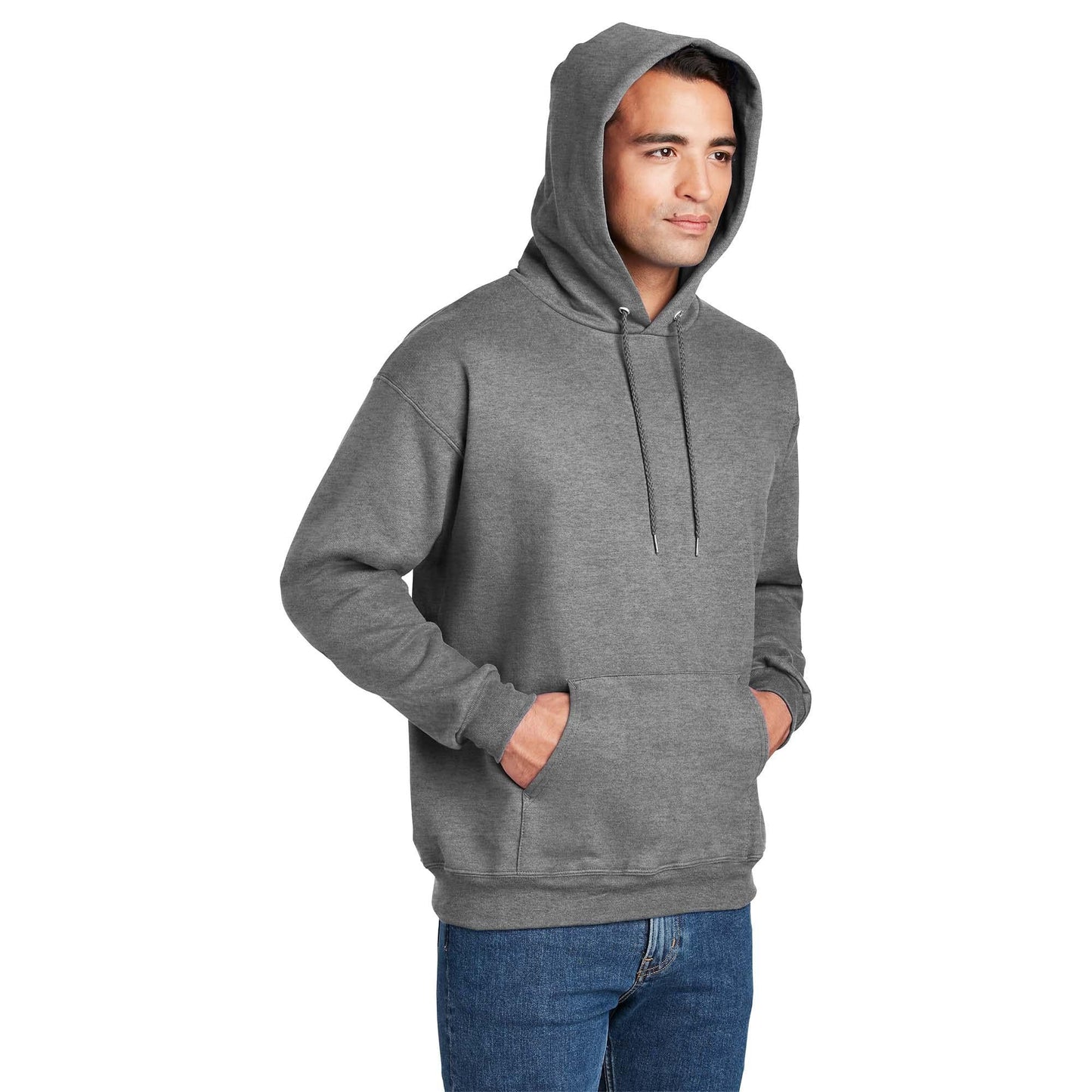 Ash Sweatshirts - Hanes - Cotton Blend Comfort