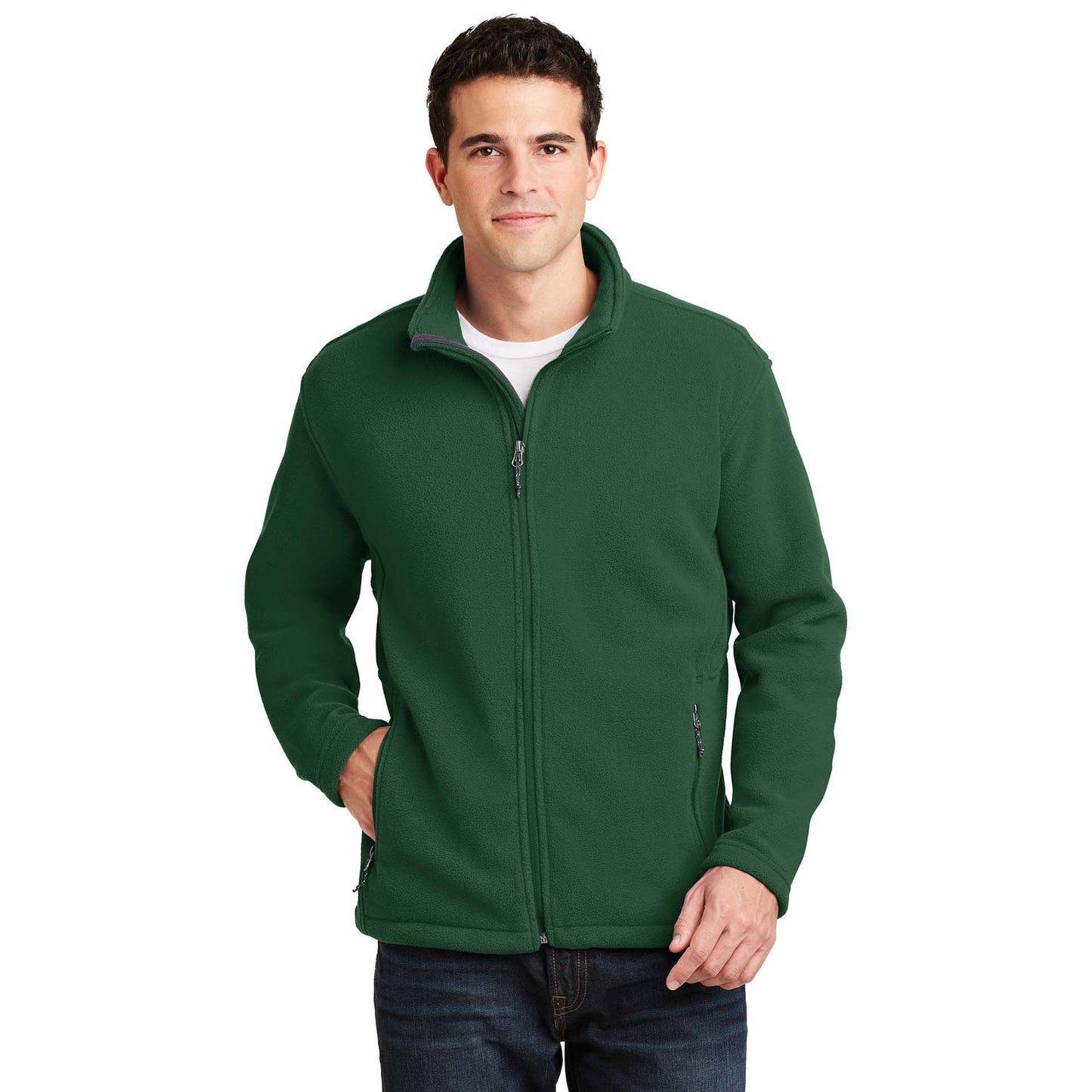 Deep Smoke Jacket - Port Authority - Fleece Material