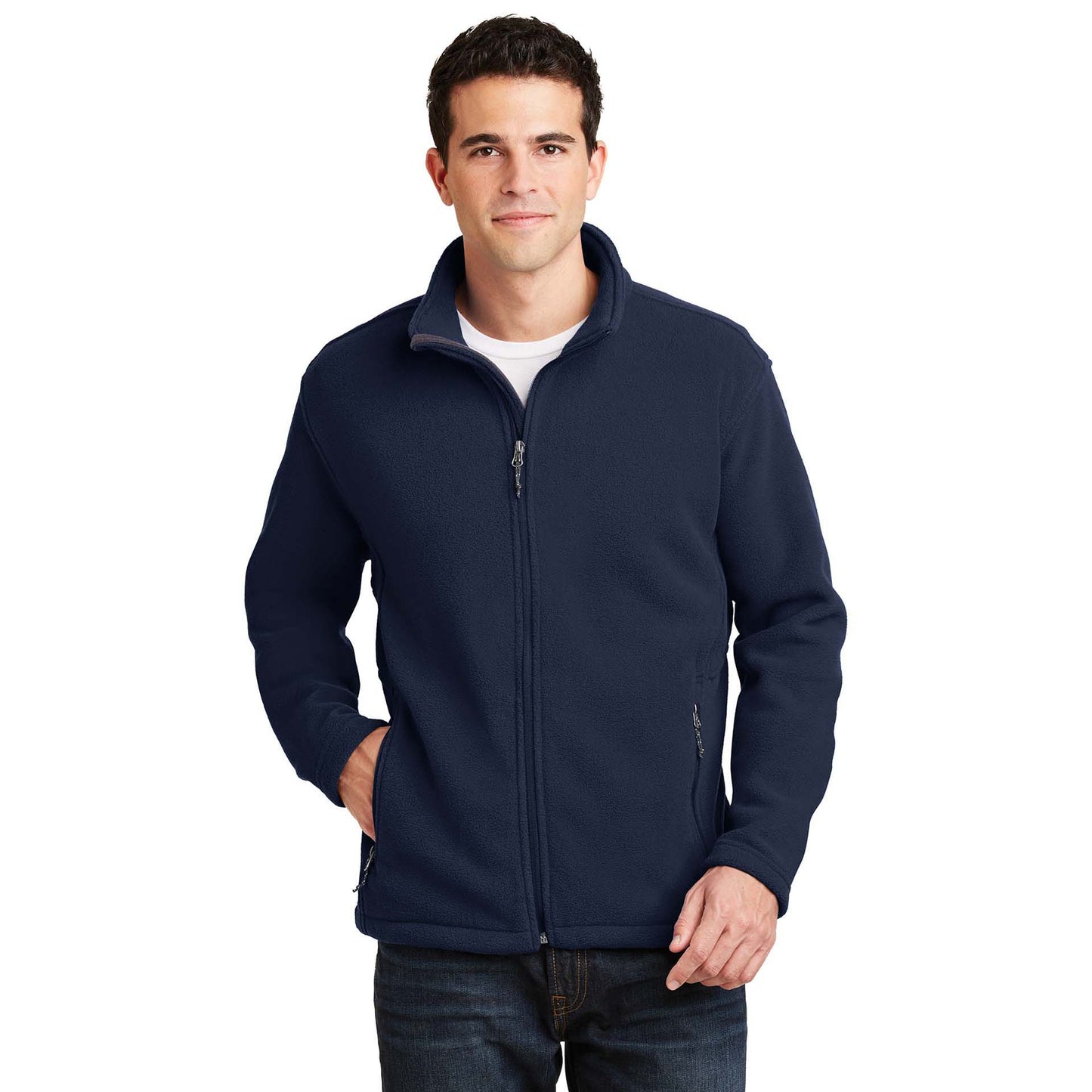 Deep Smoke Jacket - Port Authority - Fleece Material