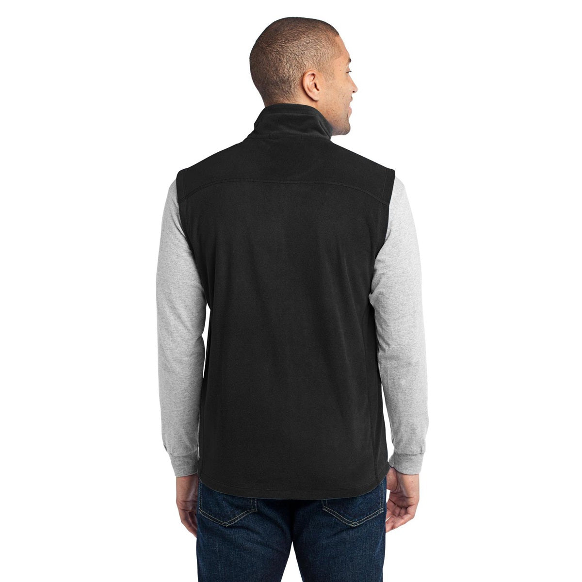 Black Microfleece Vest - Port Authority - Warm Layer