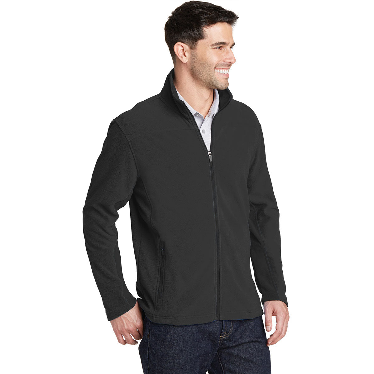 Black Summit Fleece Jacket - Port Authority - Cozy