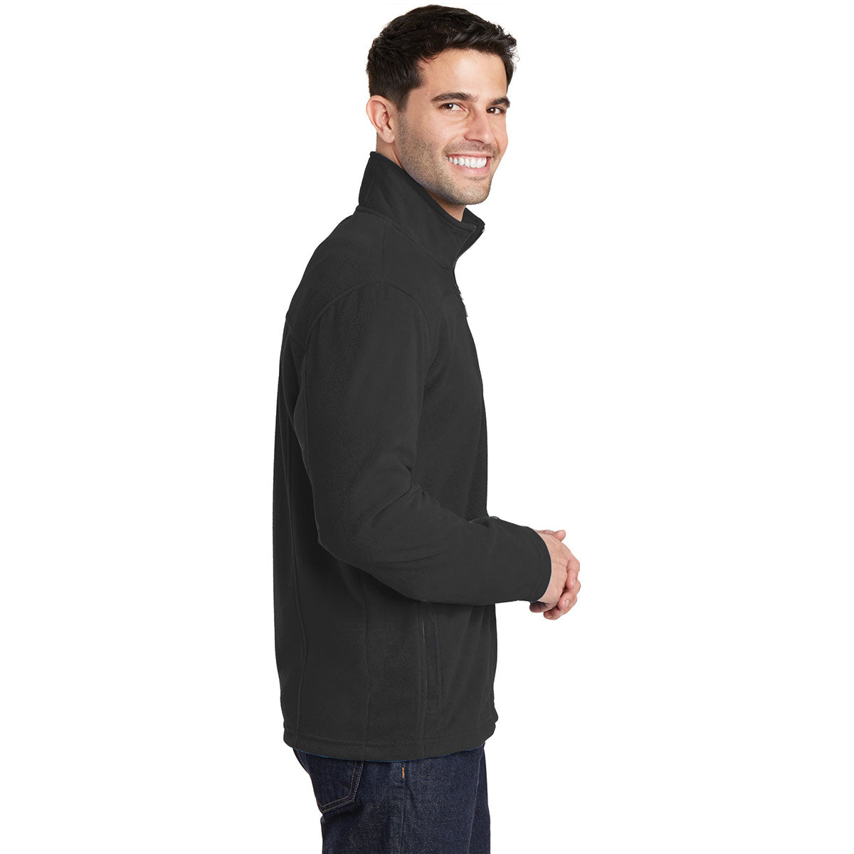 Black Summit Fleece Jacket - Port Authority - Cozy