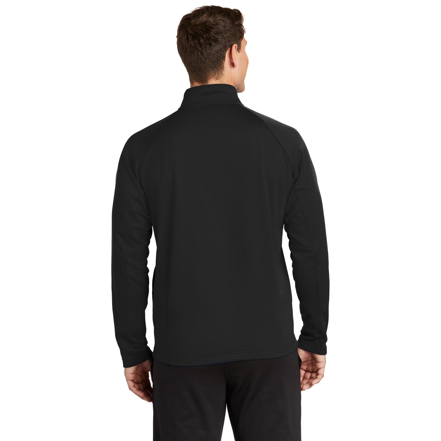 Black/Silver Sweatshirt - Sport-Tek - Warm Fleece