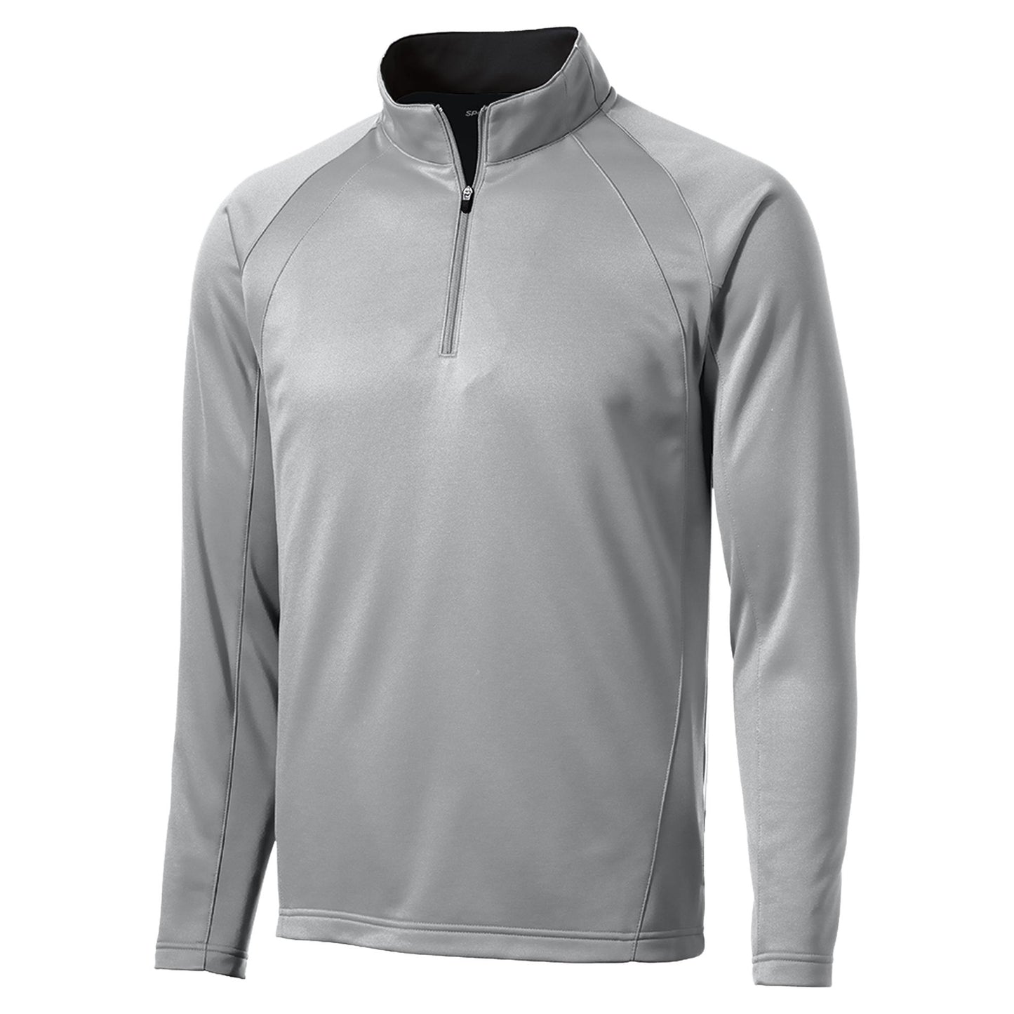 Black/Silver Sweatshirt - Sport-Tek - Warm Fleece