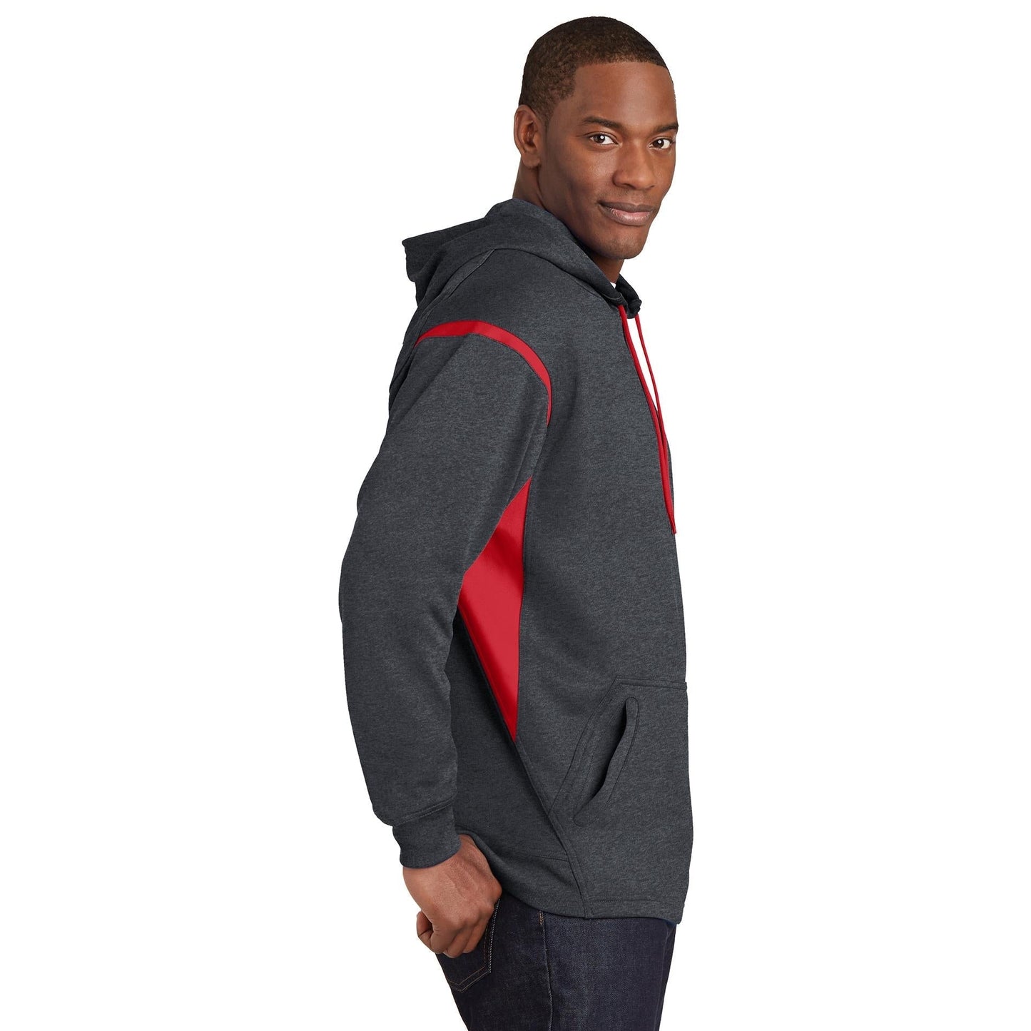 Grey Heather Sweatshirt - Sport-Tek - Athletic Fleece