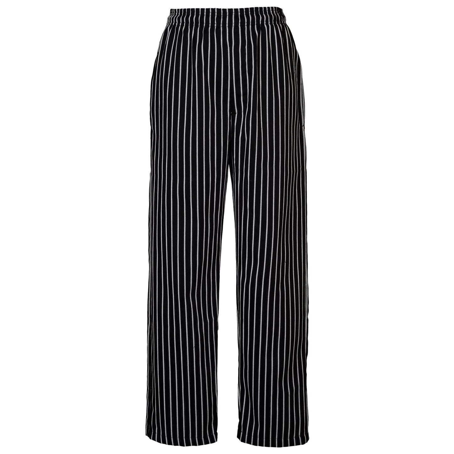 Black Chef Pants - Fame Fabrics - Relaxed Fit