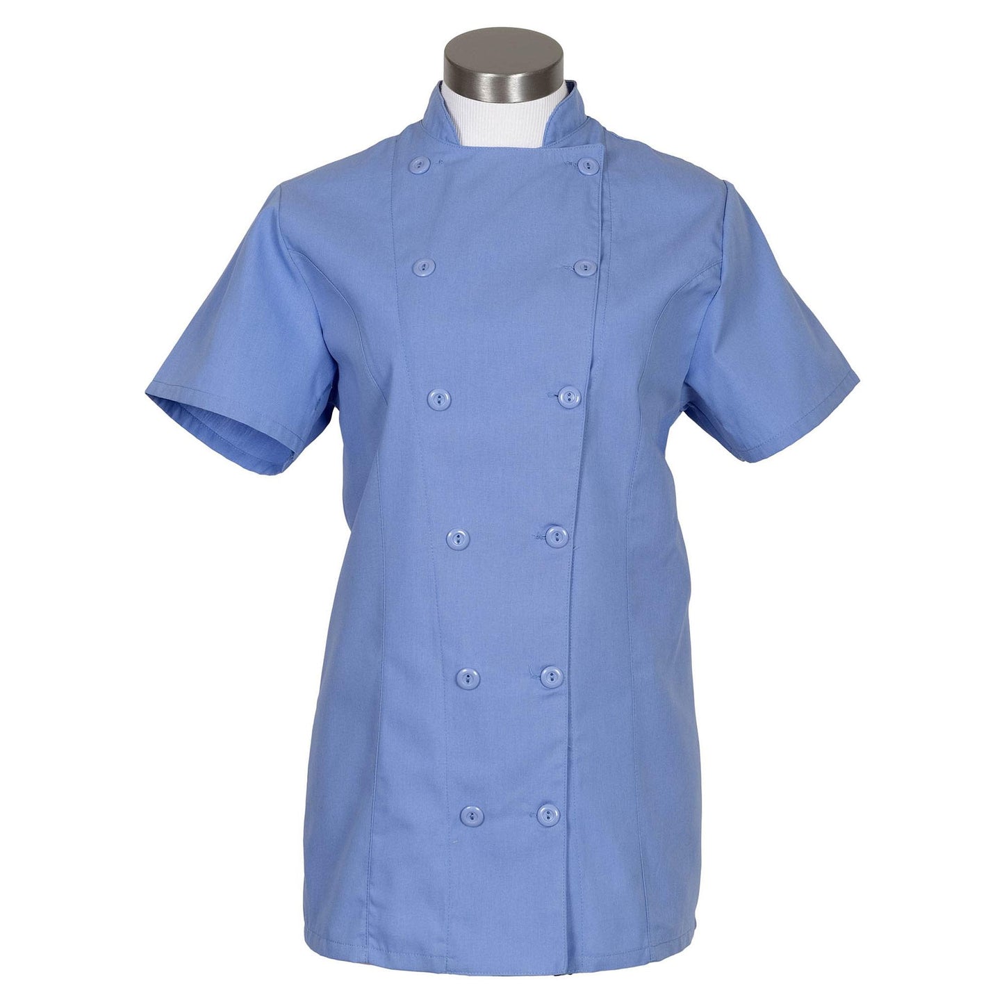 Ceil Blue Chef Coat - Fame Fabrics - Fitted Design