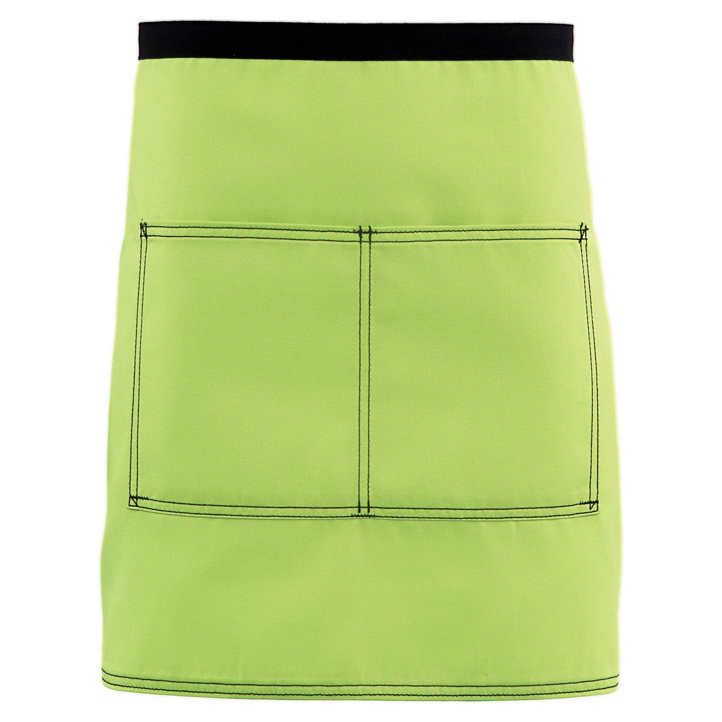 Black Bistro Apron - Fame Fabrics - Durable Twill