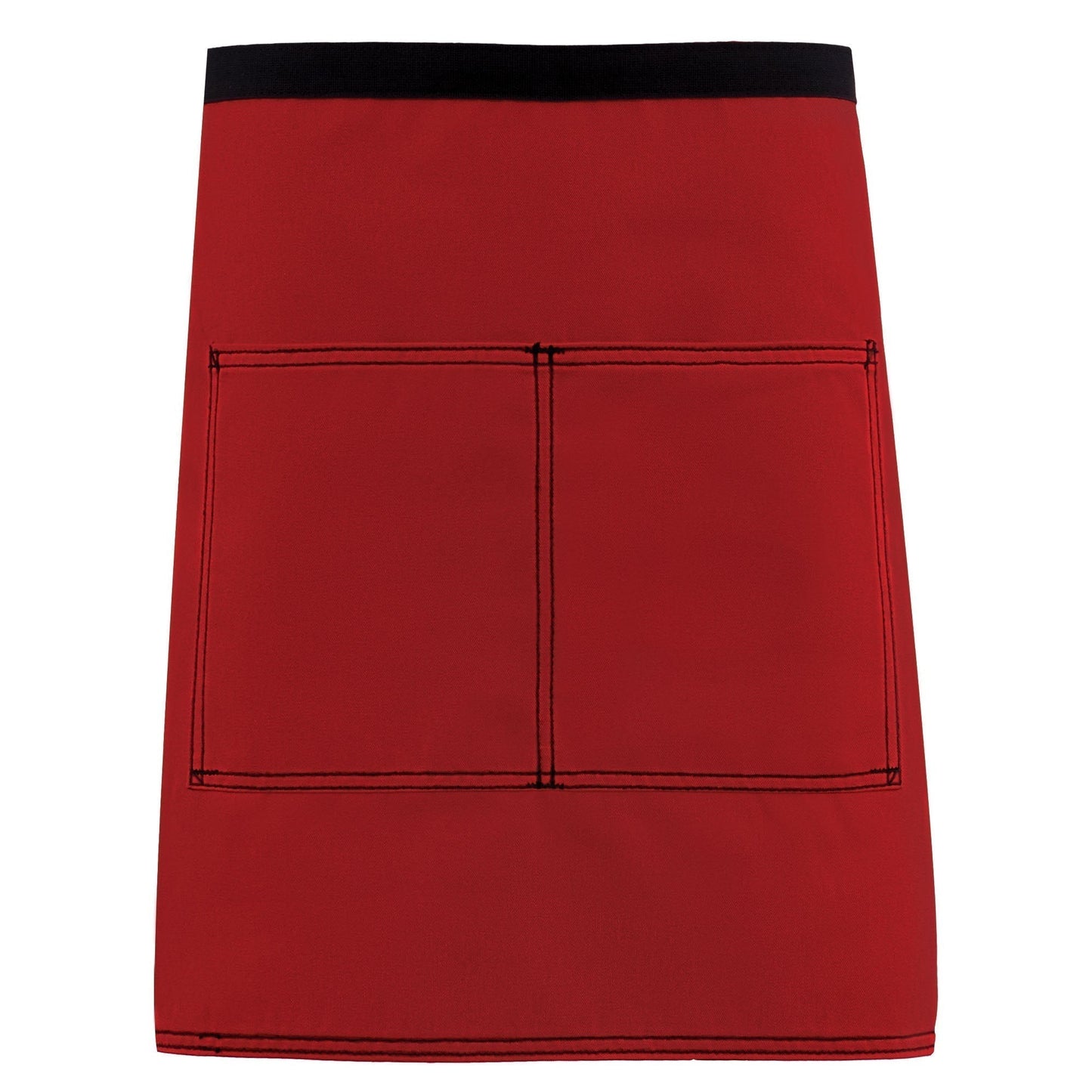 Black Bistro Apron - Fame Fabrics - Durable Twill