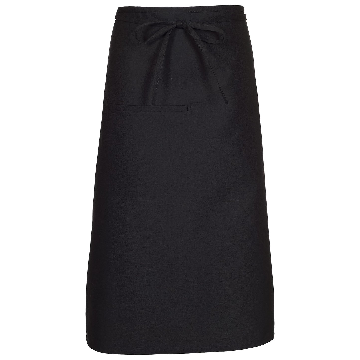 Black Bistro Apron - Fame Fabrics - Inset Pocket Design