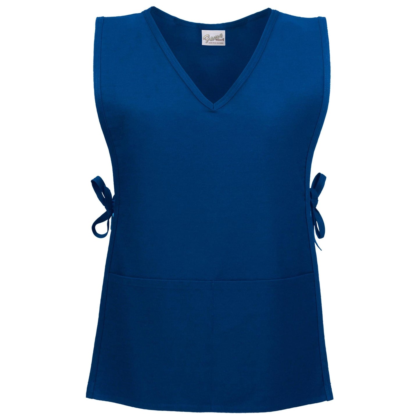 Black Aprons - Durable Apron - Fame Fabrics - V-Neck Design