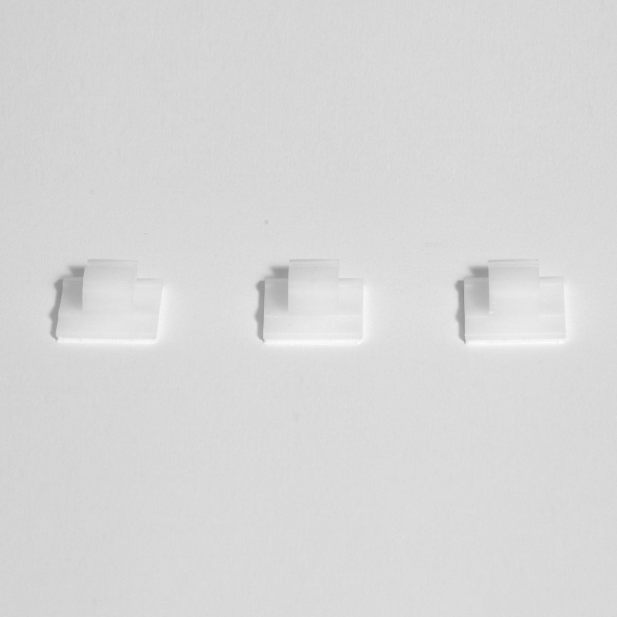 White Goggle Clips - Bullard - Self-Adhesive Design