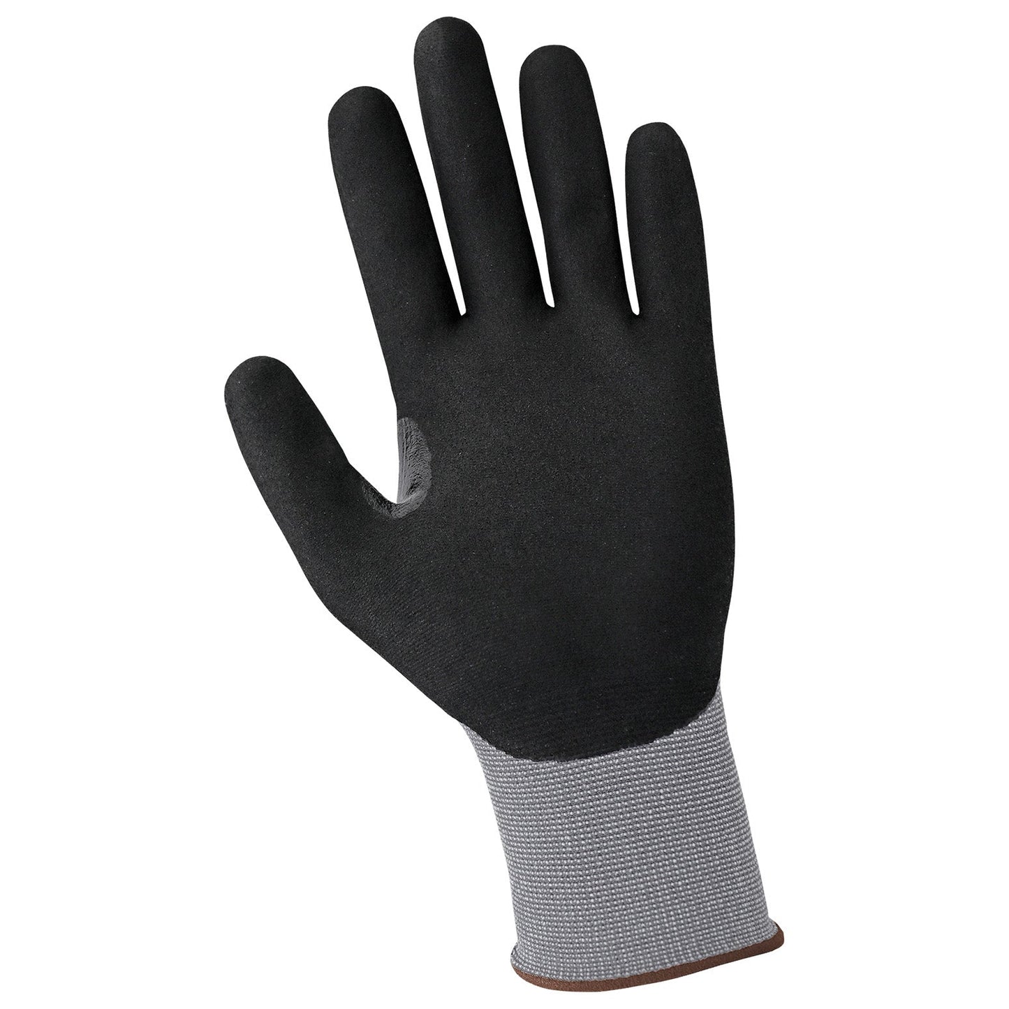 Black/Gray String Knit Gloves - Global Glove - Durable Design