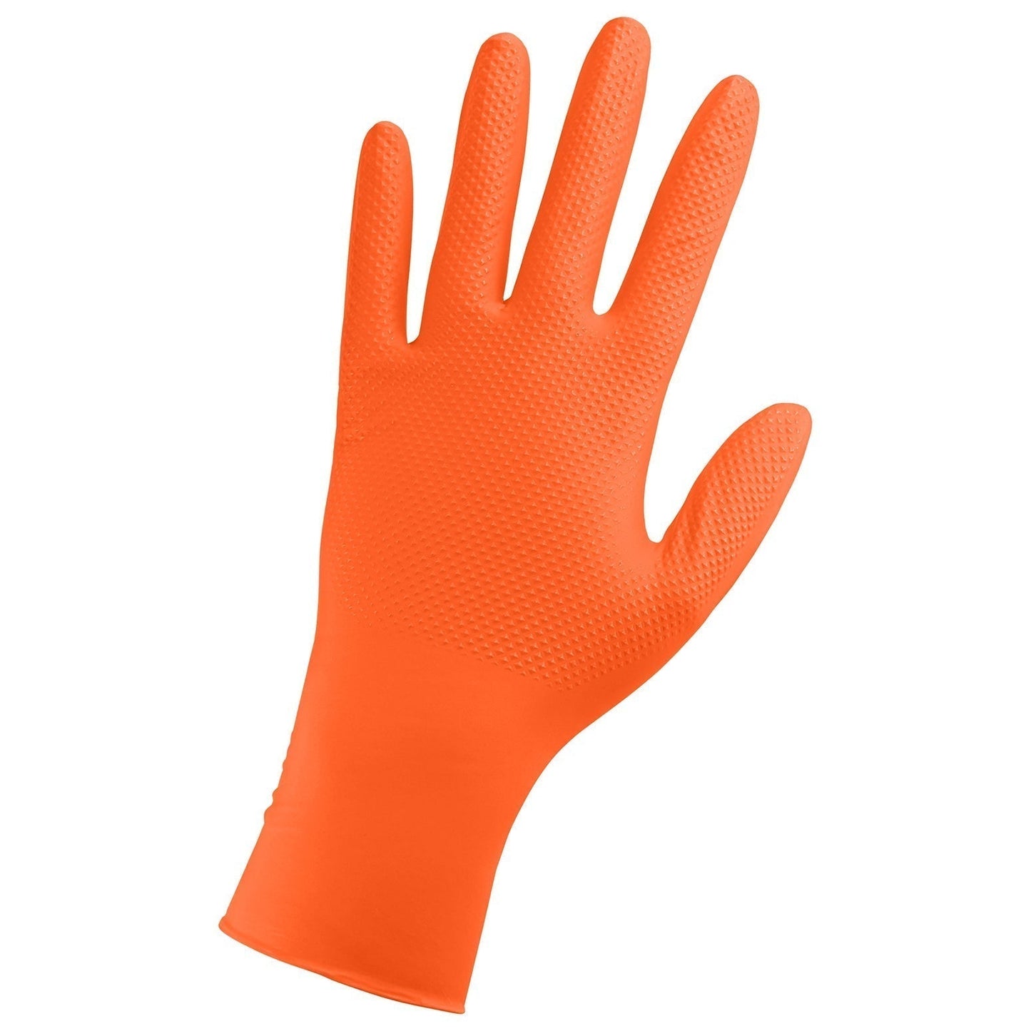 Orange Disposable Gloves - Global Glove - High Visibility