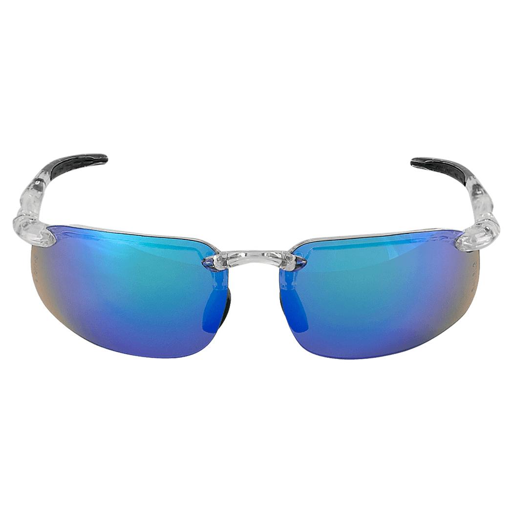 Green Mirror Anti-Fog Glasses - Bullhead Safety - Lightweight