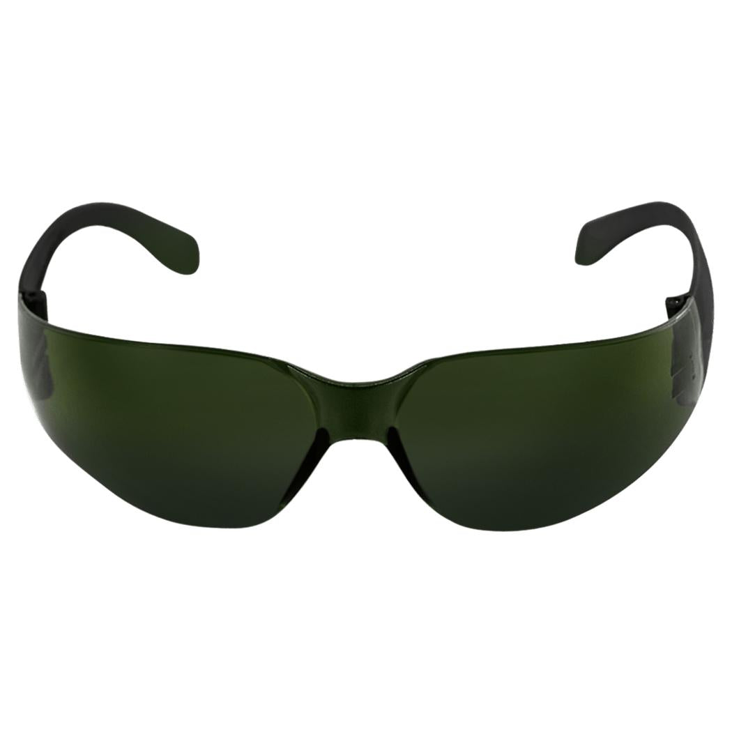 Green IR Shade 5.0 Lens Glasses - Bullhead Safety - Stylish Design