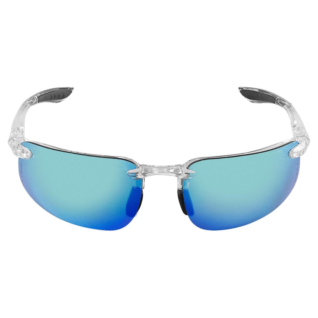 Silver Mirror Lens Glasses - Bullhead Safety - Stylish Fit
