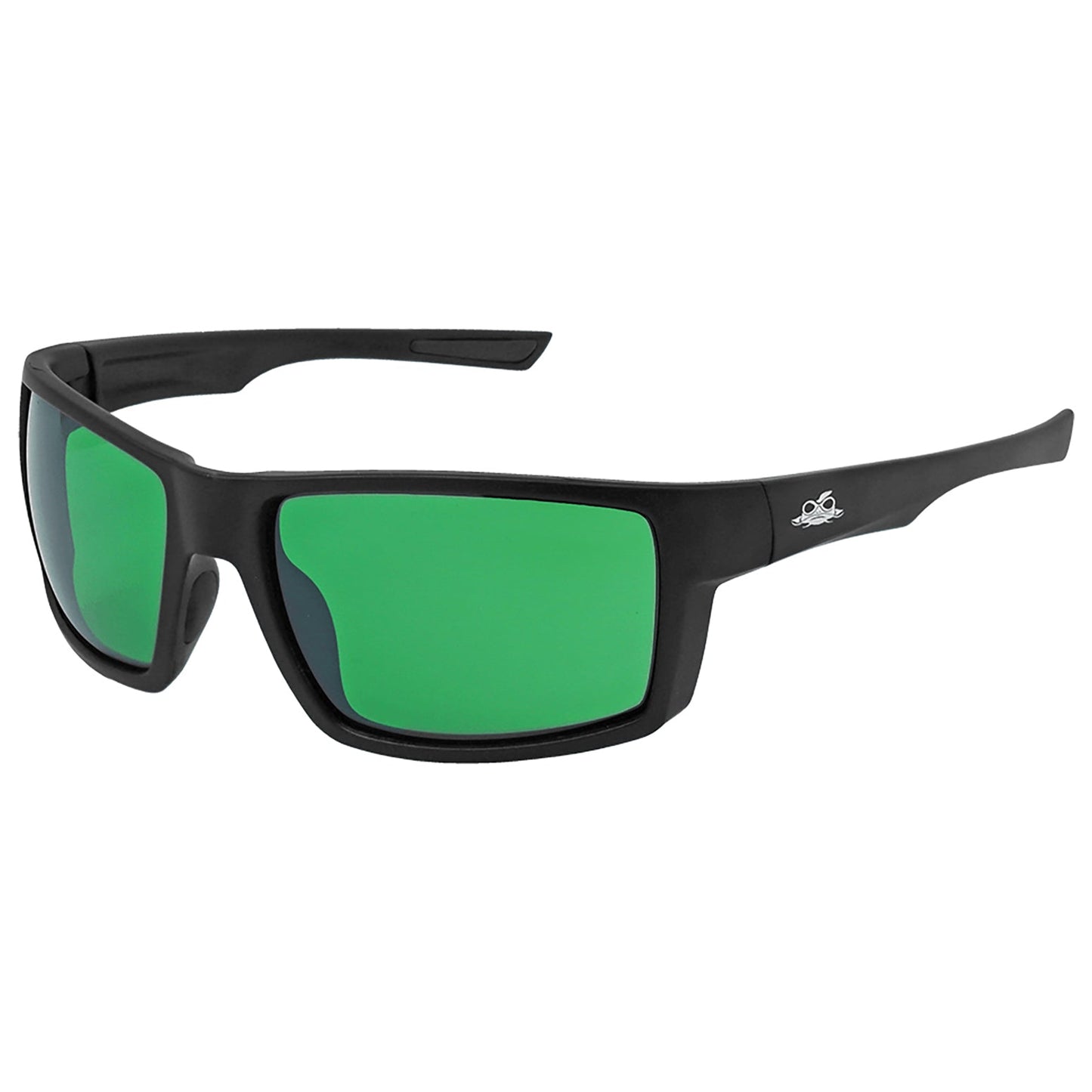 Green Mirror Anti-Fog Lens Glasses - Bullhead Safety - Camo