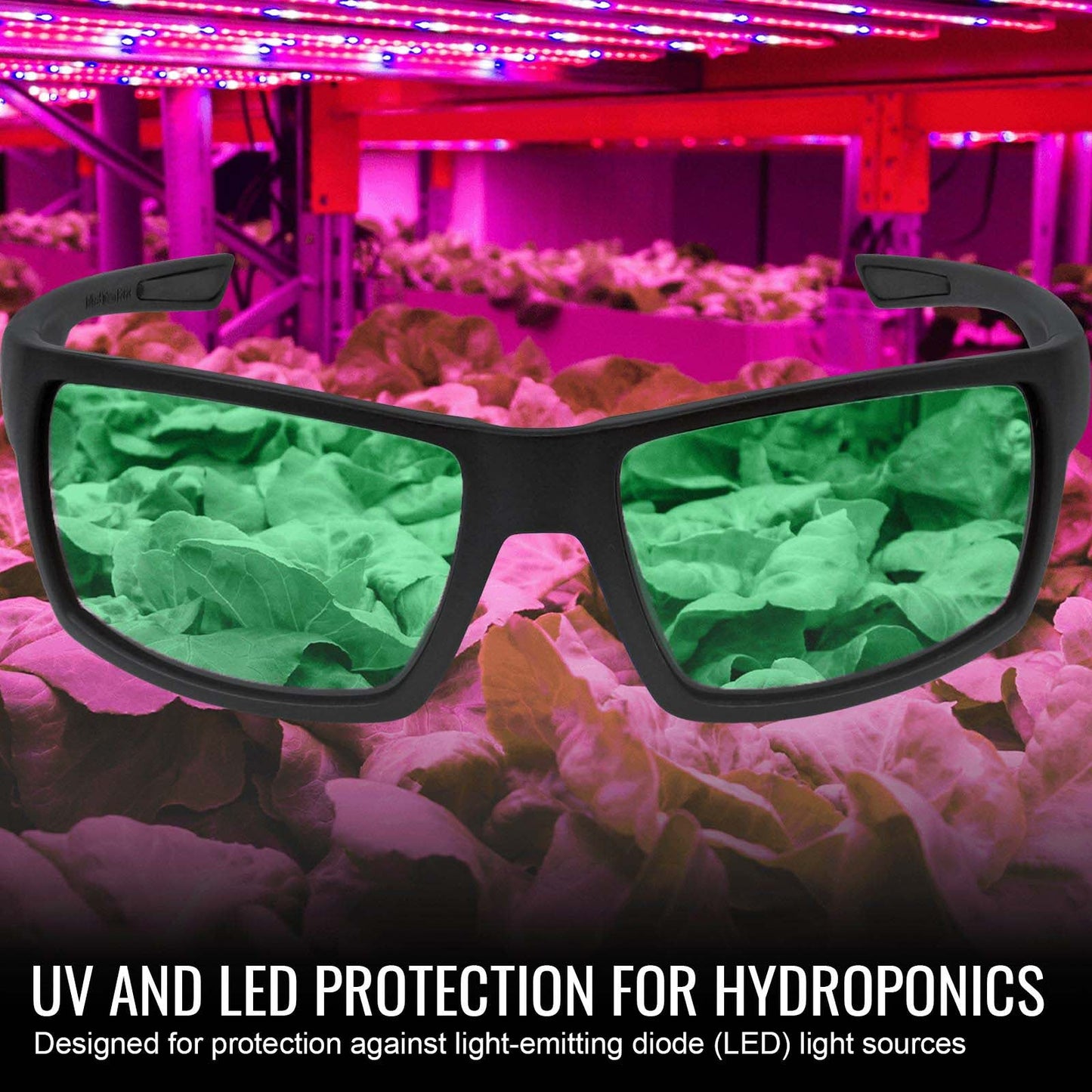 Green Mirror Anti-Fog Lens Glasses - Bullhead Safety - Camo