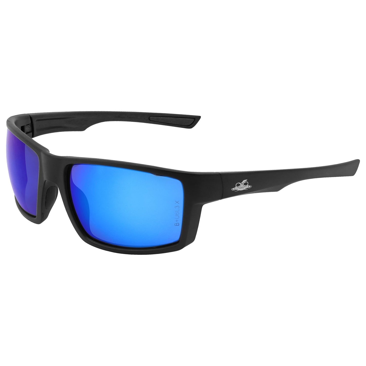 Green Mirror Anti-Fog Lens Glasses - Bullhead Safety - Camo