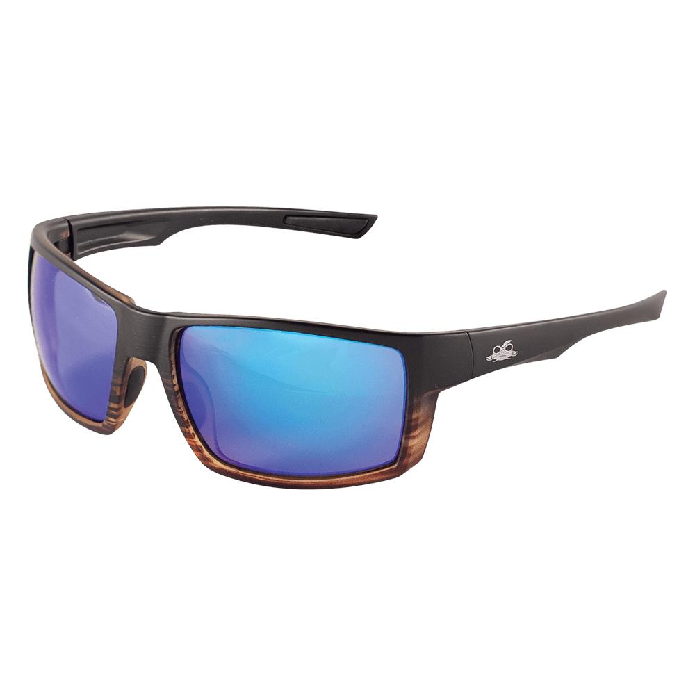 Green Mirror Anti-Fog Lens Glasses - Bullhead Safety - Camo