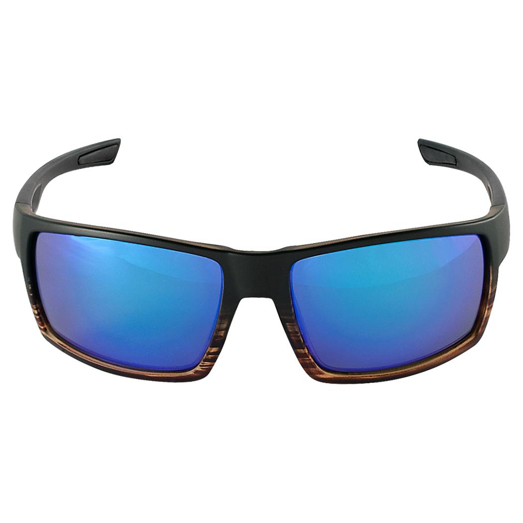 Green Mirror Anti-Fog Lens Glasses - Bullhead Safety - Camo