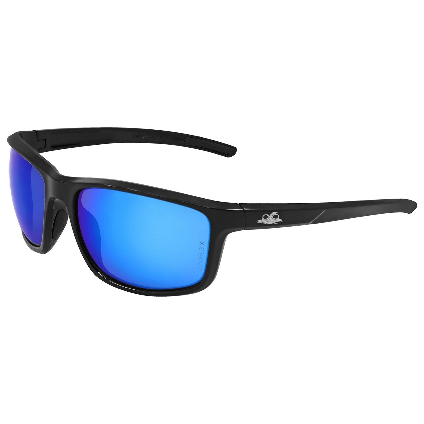 Green Mirror Anti-Fog Glasses - Bullhead - Clear Frame